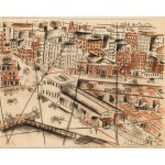 Irena Hassenberg (Reno) (1884 Warszawa - 1953 Paryż), Widok na Long Island w Nowym Jorku, przed 1935