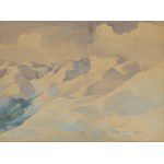 Zofia Stankiewicz (1862, Ryzhiv, Ukraine – 1955, Warsaw), "View from Kasprowy – Zakopane," 1944