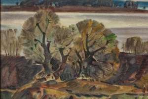 Teresa Roszkowska (1904 Kijów - 1992 Warszawa), Pejzaż jesenny