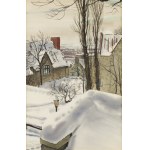 Rafał Malczewski (1892, Kraków – 1965, Montreal), View from Braeside Place in Montreal