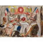 Tadeusz Makowski (1882, Oświęcim – 1932, Paris), "July 14 in the Countryside" ("Le 14 Juillet á la campagne"), 1928