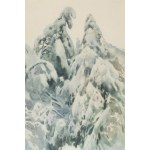 Julian Fałat (1853 Tuligłowy - 1929 Bystra), Abeti innevati a Bystra, 1919