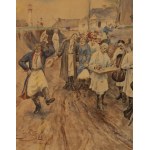 Julian Fałat (1853, Tuligłowy – 1929, Bystra), Wedding Procession, 1884