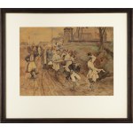 Julian Fałat (1853, Tuligłowy – 1929, Bystra), Wedding Procession, 1884