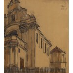 Bohdan Pniewski (1897, Warsaw – 1956, Warsaw), St. George’s Church in Vilnius, 1921