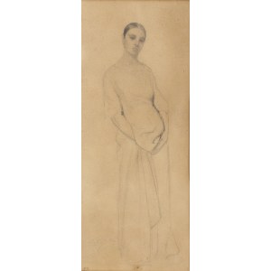 Jan Styka (1858 Lviv – 1925 Rome), Sketch of a Woman