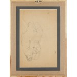 Jan Styka (1858 Lviv – 1925 Rome), *The Shepherdess* (recto) / *Sketch of a Couple* (verso)