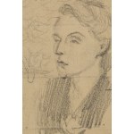 Józef Mehoffer (1869, Ropczyce – 1946, Wadowice), Schizzo di una donna