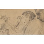 Kasper Pochwalski (1899, Kraków – 1971, Kraków), Drawing Lesson, 1953
