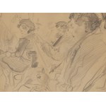 Kasper Pochwalski (1899, Kraków – 1971, Kraków), Drawing Lesson, 1953