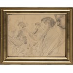 Kasper Pochwalski (1899, Kraków – 1971, Kraków), Drawing Lesson, 1953