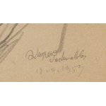 Kasper Pochwalski (1899, Kraków – 1971, Kraków), Drawing Lesson, 1953