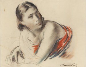 Wacław Borowski (1885 Łódź - 1954 Łódź), Portret kobiety