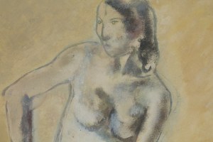 Leopold Gottlieb (1879 Drohobycz - 1934 Paryż), Akt siedzący