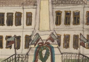 Nikifor Krynicki (1895 Krynica - 1968 Folusz), Krakowski pomnik, lata 30. XX w.