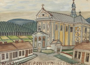 Nikifor Krynicki (1895 Krynica - 1968 Folusz), Kościół w Muszynie, lata 60. XX w.