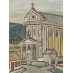 Nikifor Krynicki (1895, Krynica – 1968, Folusz), Church in Muszyna, 1960s