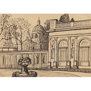 Jerzy Janisch (1901, Gródek Jagielloński – 1962, Warsaw), Wilanów Palace, 1950s