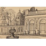 Jerzy Janisch (1901 Gródek Jagielloński - 1962 Warszawa), Pałac w Wilanowie, lata 50. XX w.