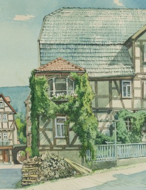 Friedrich Iwan (1889 Kamienna Góra - 1967 Wangen), Rynek w Schlitz w Hesji