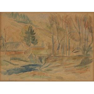 Zygmunt Radnicki (1894 - 1969), Brzegi Dunajca II, 1947
