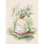 Zygmunt Radnicki (1894 - 1969), Kobieta siedząca tyłem, 1954