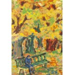 Nathan Gutman (1914, Warsaw – 1990, Paris), On a Park Bench