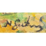 Nathan Gutman (1914, Warsaw – 1990, Paris), On a Park Bench