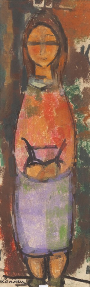 Zygmunt Landau (1898 Łódź - 1962 Tel Aviv), Stojąca dziewczyna