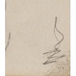 Henryk Berlewi (1894, Warsaw – 1967, Paris), Sketch of a Woman (recto) / Logo design for ZPAP—the Association of Polish Visual Artists (verso), circa 1930