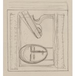 Henryk Berlewi (1894, Warsaw – 1967, Paris), Sketch of a Woman (recto) / Logo design for ZPAP—the Association of Polish Visual Artists (verso), circa 1930