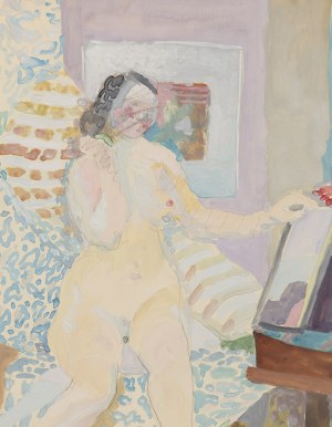 Hanna Pachniewska-Betley (1910 - 1987), Akt przed lustrem