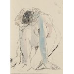 Hanna Pachniewska-Betley (1910 - 1987), Nudo in ginocchio, 1948