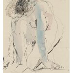 Hanna Pachniewska-Betley (1910 - 1987), Nudo in ginocchio, 1948