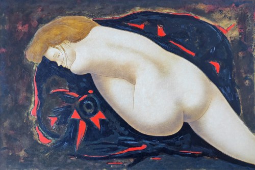 Alain Bonnefoit, (ur.1937) Akt 10, 1988