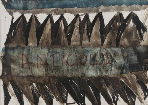 Piotr Potworowski (1898-1962), Anticoli, Włochy, lata 50. XX w.