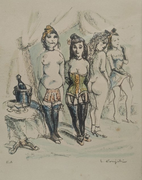 Léonard Tsuguharu Foujita (1886-1968), Prostytutki, 1963