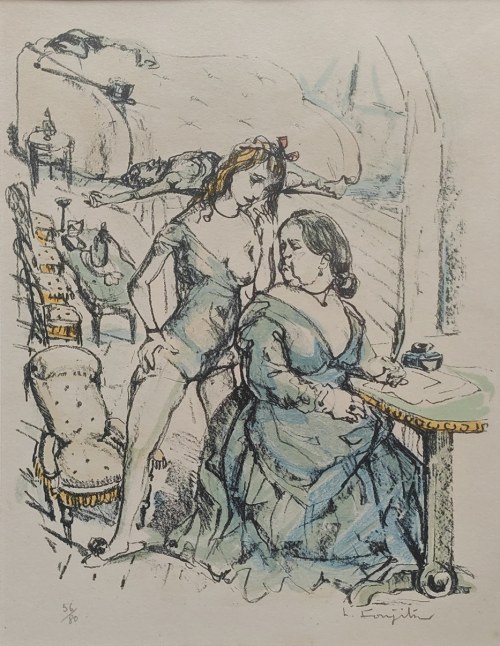 Léonard Tsuguharu Foujita (1886-1968), La Tenancière