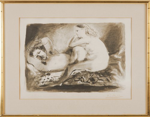 Pablo Picasso (1881-1973), Śpiący mężczyzna, 1967