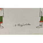 Zofia Stryjeńska (1891–1976), Folk Costumes from Lviv, 1939