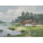 Emil Lindeman (1864–1945), Cottage by the River, 1920