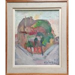 Włodzimierz Terlikowski (1873-1951), Wiejska ulica, 1915