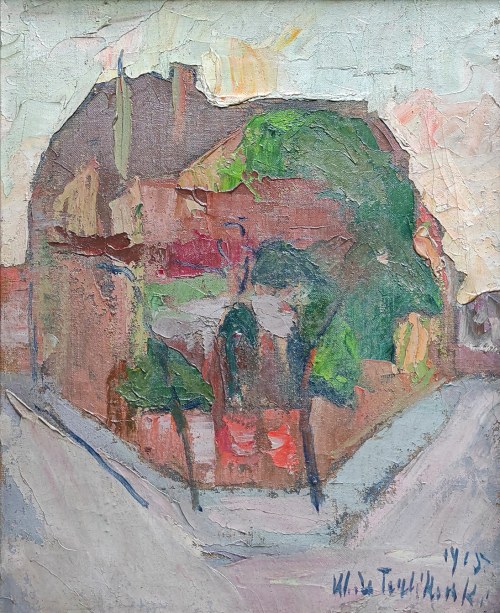 Włodzimierz Terlikowski (1873-1951), Wiejska ulica, 1915
