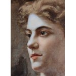 Herman V. Michałowski (1860–1903), Porträt einer jungen Schönheit, 1896