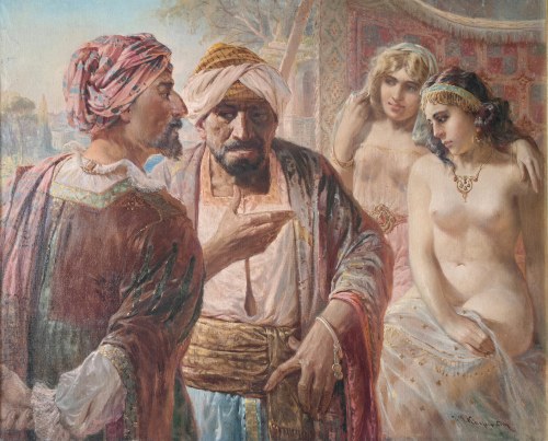 Jan Maksymilian Kasprowicz (1906-1986), Scena orientalna