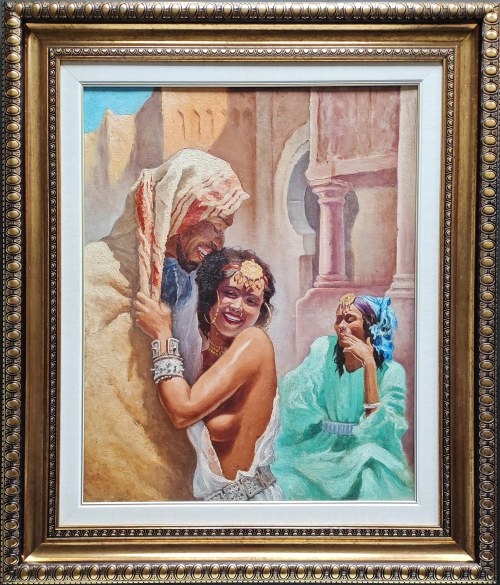Adam Styka (1890-1959), Zakochana para berberyjska (after), poł. XX w.