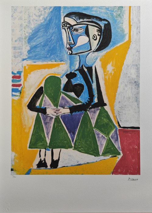 Pablo Picasso (1881-1973), Siedząca Jacqueline