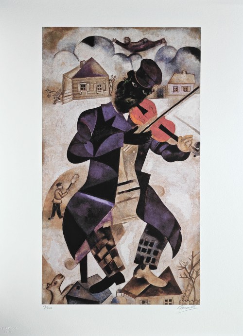 Marc Chagall (1887-1985), Skrzypek na dachu
