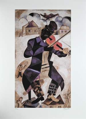 Marc Chagall (1887-1985), Skrzypek na dachu
