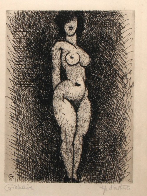 Marcel Gromaire (1892-1971), Akt, 1935